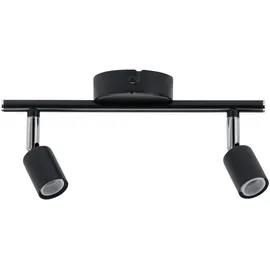 Paulmann Carolina 2-flg. anthrazit/chrom