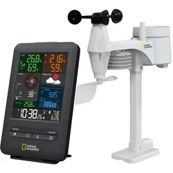 National Geographic Color-Display 5-in-1-Funk-Wetterstation - schwarz