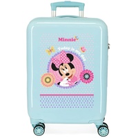 Disney Minnie Heute ist mein Tag Blau Kinderkoffer 50 x 39 x 20 cm starres ABS seitliches Zahlenschloss 34 l 1,8 kg 4 Rollen Handgepäck