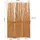 Homestyle4u Paravent Hellbraun, 120x170 cm, 973,