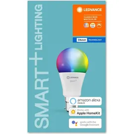 LEDVANCE LED Smart+ Birne 10W = 60W B22d matt 800lm RGBW 2700K-6500K Dimmbar App Google Alexa Apple HomeKit