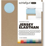 SCHLAFGUT Easy Jersey 180 x 200 - 200 x 220 cm blue light