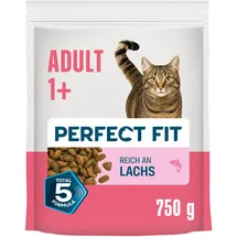 PERFECT FIT Adult 1+ Trockenfutter mit Lachs 6 x 750 g