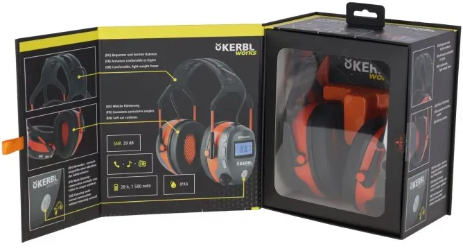 KERBL Multimedia Gehörschützer mit Bluetooth-Funktion