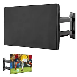 kwmobile 43" TV Outdoor TV Abdeckung - Fernseher Hülle Bildschirmschutz - Schutzhülle wetterfest - Schwarz