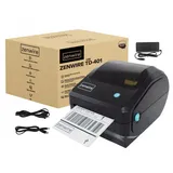 Mini-thermodrucker Für Selbstklebende Kurieretiketten 100x150 Mm, Kabelgebunden, Zenwire Td-401 Usb