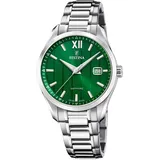 Festina Swiss Made F20026/3 - Saphirglas, Wasserdicht 5 ATM - Herren - Silber - Quarz Datum