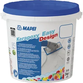 Mapei Kerapoxy Design Deko-epoxy-mörtel, Säurebeständig, Mosaik-fliesenfuge, Pool und Mehr, silbergrau - Zweikomponentiger Klebstoff dekorativer Fugenmörtel