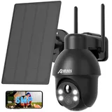 ANRAN Solar Kamera FUNK ÜBERWACHUNGSKAMERA Outdoor WLAN WIFI IP CAMERA Set AUßEN