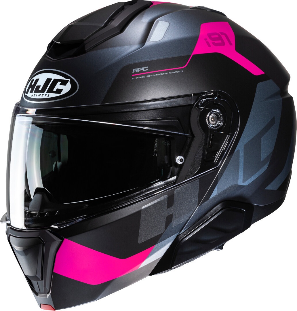 HJC i91 Carst Helm, zwart-pink, S