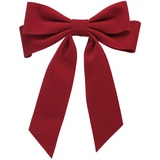 SUKOKOLA 1ZSM Bow hair clip red, Acrylic