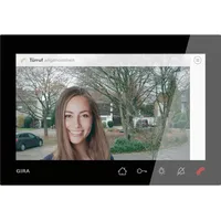 Gira Wohnungsstation Video AP 7 1209005 schwarz matt