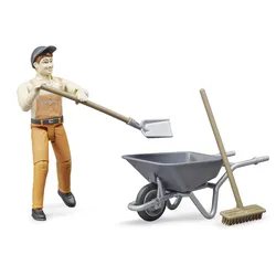 Kommunalarbeiter Figurenset Modell von Bruder 1:16