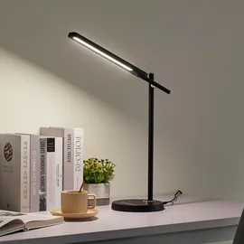 LINDBY Valtorin dimmbar, für Arbeitszimmer / Büro, Kunststoff, (Modern) in Schwarz