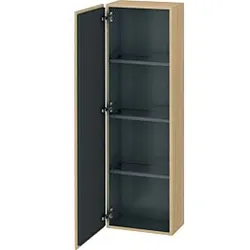 Duravit L-Cube Halbhochschrank LC1168L3030 40x24,3x132cm, Tür links, Eiche natur
