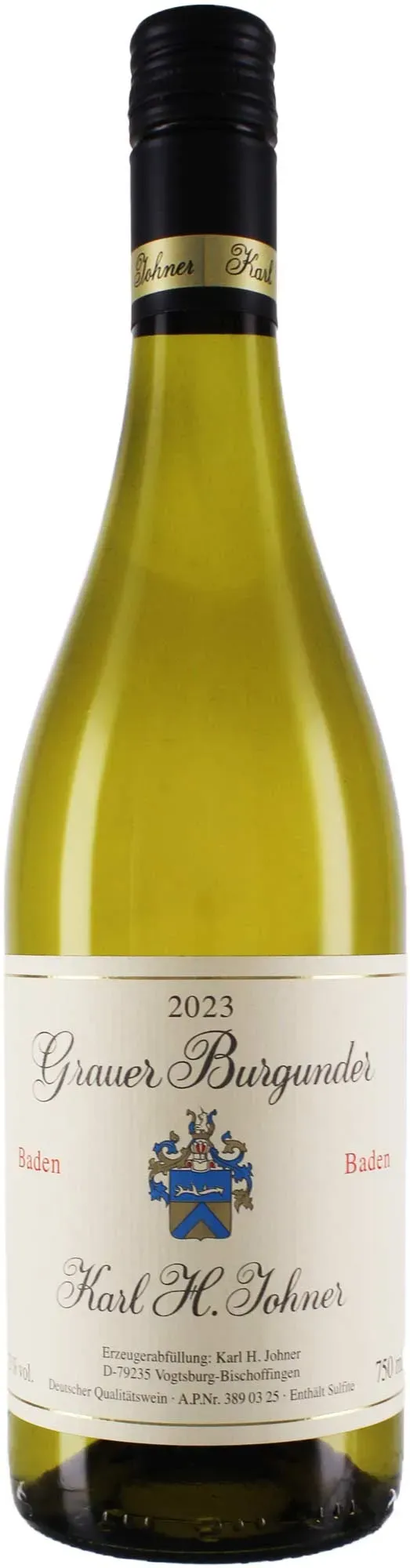 Weingut Karl H. Johner 2023 Karl H. Johner Grauer Burgunder 2023 Grauburgunder Deutschland
