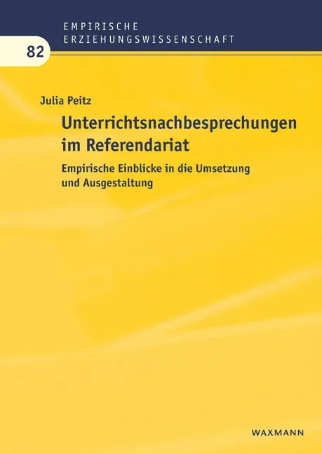 Unterrichtsnachbesprechungen Im Referendariat - Julia Peitz  Kartoniert (TB)