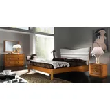 Luxus Set Schlafzimmer Bett Nachttisch Doppel Hotel Betten Polster Design 3tlg.