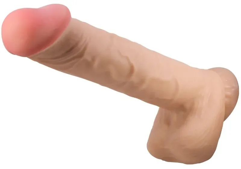 PRETTY LOVE - SLIDING SKIN SERIES REALISTISCHER DILDO MIT SLIDING SKIN SAUNAPF FLEISCH 26 CM
