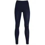 TRIGEMA Leggings "TRIGEMA Leggings aus Baumwolle/Elastan", Mädchen, Gr. 80, Normalgrößen, blau (navy), Feinripp, 95% Baumwolle, 5% Elastan, Basic, Hosen Leggings