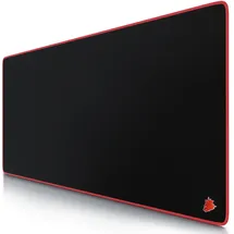 Titanwolf Gaming Mauspad XXL Rot/Schwarz
