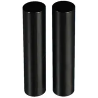 LIEDECO Endstück für Gardinenstangen Ø 16 mm 2 Stk schwarz