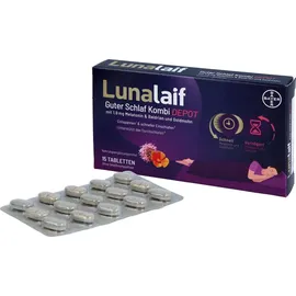 Bayer Lunalaif Guter Schlaf Kombi Depot Tabletten 15 St.