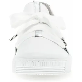 Gabor Sneaker Damen Weite E Weiß/Silber 41