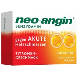 Neo-angin Benzydamin Akute Halsschmerzen Zitrone