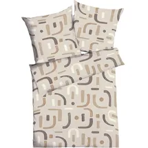 KAEPPEL Bettwäsche Elements cappuccino 135x200 cm + 80x80 cm)