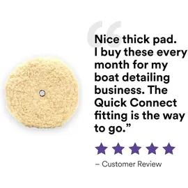 3M Perfect-it Doppelseitiges Woll-polierpad - One Size