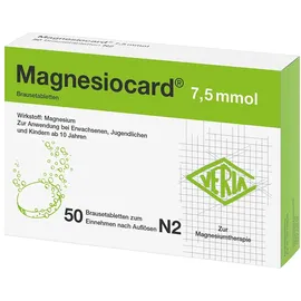 Verla-Pharm Arzneimittel GmbH & Co. KG MAGNESIOCARD 7,5 mmol Brausetabletten 50 St