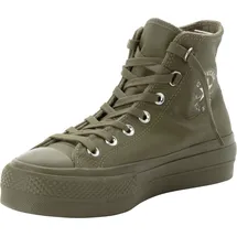 Converse Chuck Taylor All Star Lift Platform Herren Grün/Silber/Khaki 39