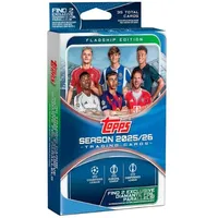 Topps Flagship UEFA Club Competitions Soccer Hanger Box Blau/Schwarz 2025/26