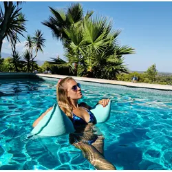 chillisy Schwimmkissen St. Barth 120 x 45 cm  , Farbe: Lindenbaum