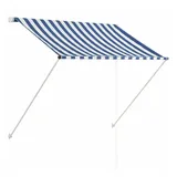 vidaXL Einziehbare Markise 100 x 150 cm blau
