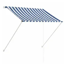 vidaXL Einziehbare Markise 100 x 150 cm blau