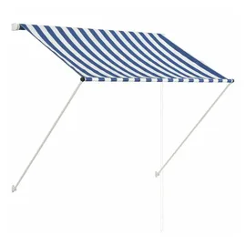 vidaXL Einziehbare Markise 100 x 150 cm blau