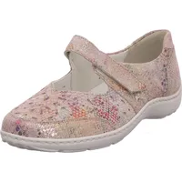 WALDLÄUFER Henni Halbschuh, Klett, Summer (Nubukleder), rosa, Gr. 40 -