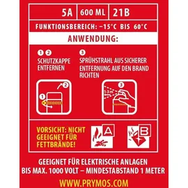 Prymos Feuerlöschspray Fahrzeuge 600 ml Neutral