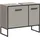 WELLTIME Waschbeckenunterschrank LOCRI 2 Türen 80 x 63 cm Schwarz