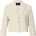 Cropped-Blazer mit 3/4-Ärmeln beige 44