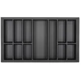 Orga-Box VII Besteckeinsatz basaltgrau 82,6 x 47,4 cm