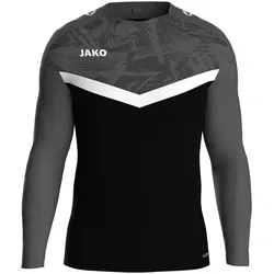 JAKO Sweat Iconic (schwarz/anthrazit / Größe 128 / Kinder)