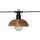 Star Trading Lichterkette Rattan 350 cm 6-flammig braun
