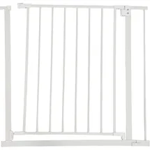 Relaxdays Treppenschutzgitter 82–87 cm Weiß