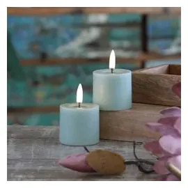 uYuni LED Mini Kerze Thea Uyuni H 4,5 cm grün