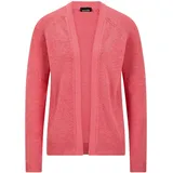 GOLDNER Strickjacke mit Strickbandblende Rot 20