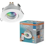 Osram Einbaustrahler 3er Pack IP65 RGBW Verstellbar Weiß