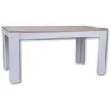 Stolkom Esstisch Eiche Lärche Sibiu - Ausziehbarer Esszimmertisch im Landhausstil für Ihr Wohn- & Esszimmer Tisch San Remo - BHT 160x76x90 cm